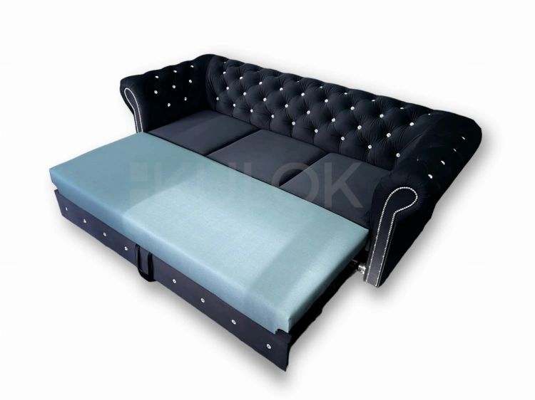 Glamour Chesterfield z funkcją spania
