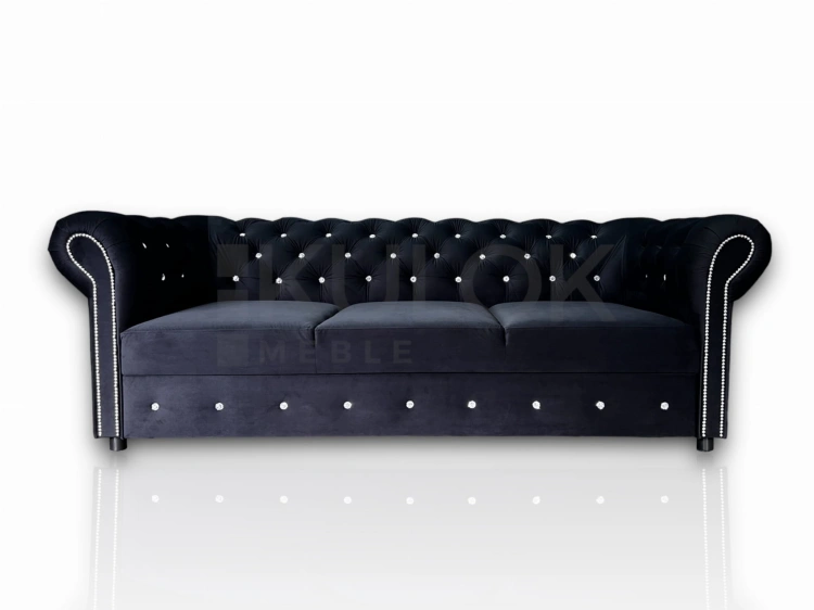 Magic Velvet sofa czarna
