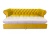 Chesterfield Sofa Yellow Magic Velvet Z Funkcją Spania