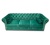 Pikowana elegancja w intensywnej zieleni – Chesterfield Sofa z kryształkami Magic Velvet 2225.