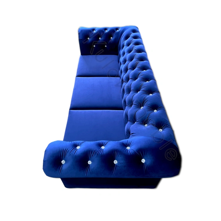 Elegancja i Funkcjonalność - Sofa TOKIO w Magic Velvet 2216 z cekinami