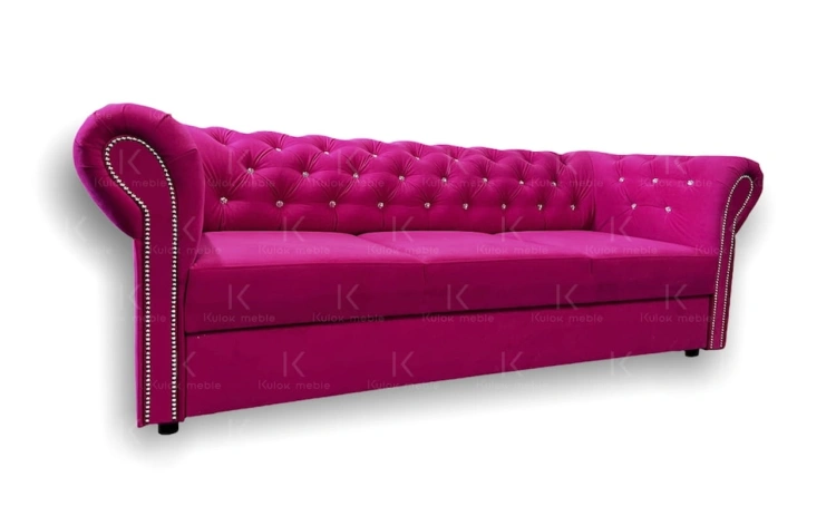 Elegancki Design z Kryształkami Swarovski - Sofa TOKIO