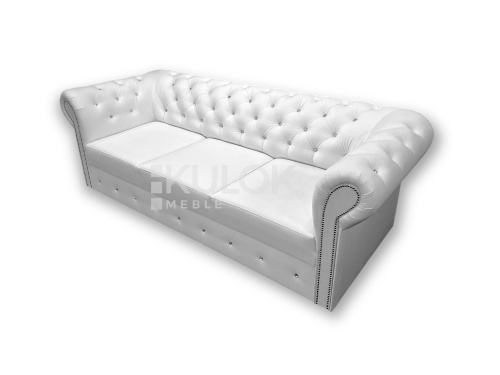 Wyjątkowa sofa Chesterfield z ozdobnymi kryształami Swarovski