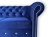 Elegancka duża sofa Chesterfield PRO z kryształkami