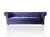 Sofa Chesterfield 3-osobowa klasyczna fioletowa