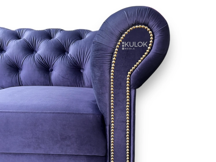 Praktyczne rozwiązanie - sofa Chesterfield z funkcją rozkładania
