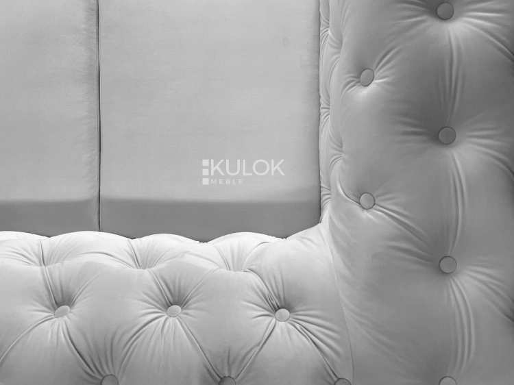 Sofa z pojemnikiem na przedmioty - Szary Magic Velvet 2240