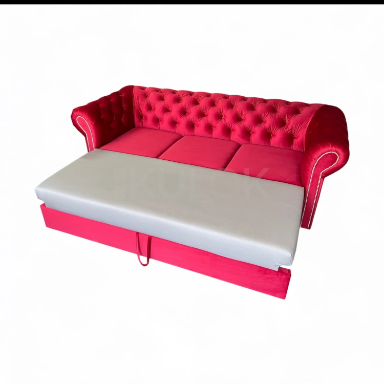 Sofa Monaco - Arystokratyczna Elegancja z Funkcją Spania