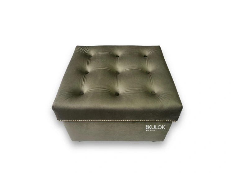 Pufa Chesterfield niska