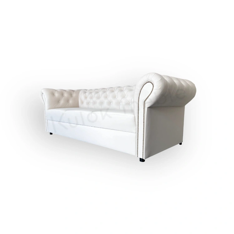 Sofa Monaco Amor Velvet 4317 - delikatna faktura i wyjątkowa biel w detalu