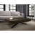Ławostół Modern X z czarnymi stalowymi nogami, wybarwienie Dark Grey Chicago Concrete