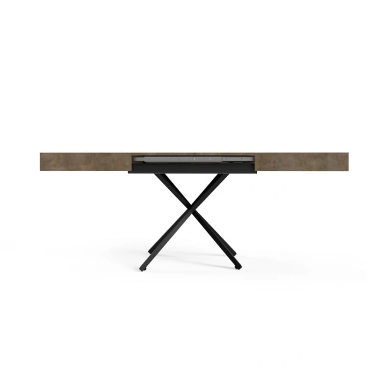 Ławostół Modern X z rozłożonym blatem, wybarwienie Dark Grey Chicago Concrete