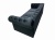 Czarne welurowe obicie sofy - Monaco PRIMO Black Velvet - luksus w detalu