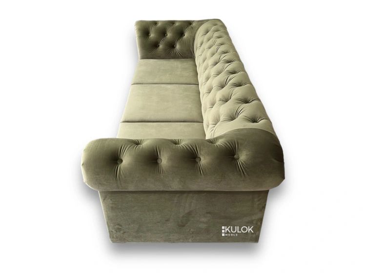 Sofa chesterfield rozkładana do salonu gabinetu