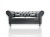 Sofa dwuosobowa Chesterfield Lux French Velvet szara