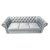 Pikowana Sofa Chesterfield w Magic Velvet 2240 - Polska Precyzja
