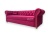 Tapicerowana sofa Tokyo różowa fuksja - idealna do salonu