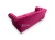 Nierozkładana sofa różowa fuksja Tokyo - elegancja do nowoczesnych wnętrz