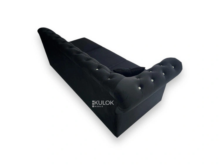 Szezlong Chesterfield rozkładany do salonu – luksusowe meble od www.kulokmeble.pl