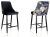 Designerski hoker Madonna w ciemnym kolorze Magic Velvet 2219 - kulokmeble.pl