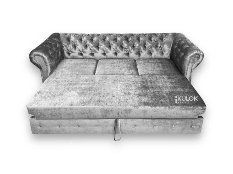 Ekskluzywna sofa glamour z polskiej produkcji - idealna do salonu.