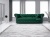 Kanapa Glamour Chesterfield z Funkcją Spania Zielona Boho