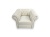 Ekskluzywny fotel glamour do salonu w stylu Chesterfield