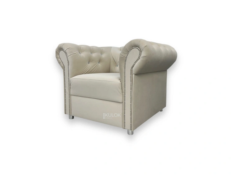 Fotel Chesterfield polskiego producenta z możliwością personalizacji