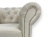 Luksusowy fotel do wnętrz glamour – Venus Velvet 2927 (ecru)