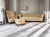 Eleganckie meble Chesterfield biszkoptowe