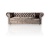 Chesterfield Sofa Glamour Max 225 cm Gloss Velvet 1202 w lśniącym brązie