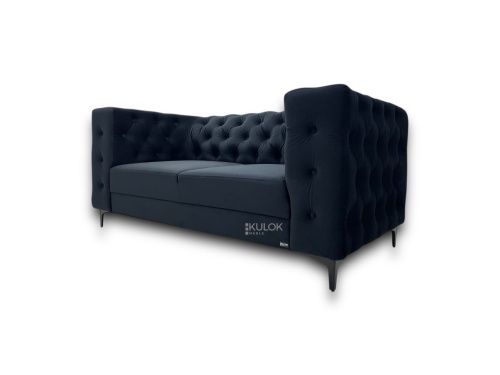 Sofa Manchester czarna Magic Velvet 2219