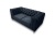 Kulok Meble sofa Manchester czarna welurowa
