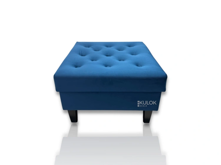 Elegancka pufa Magic Velvet z pojemnikiem do salonu