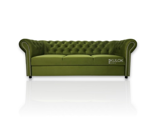 pikowana sofa glamour chesterfield