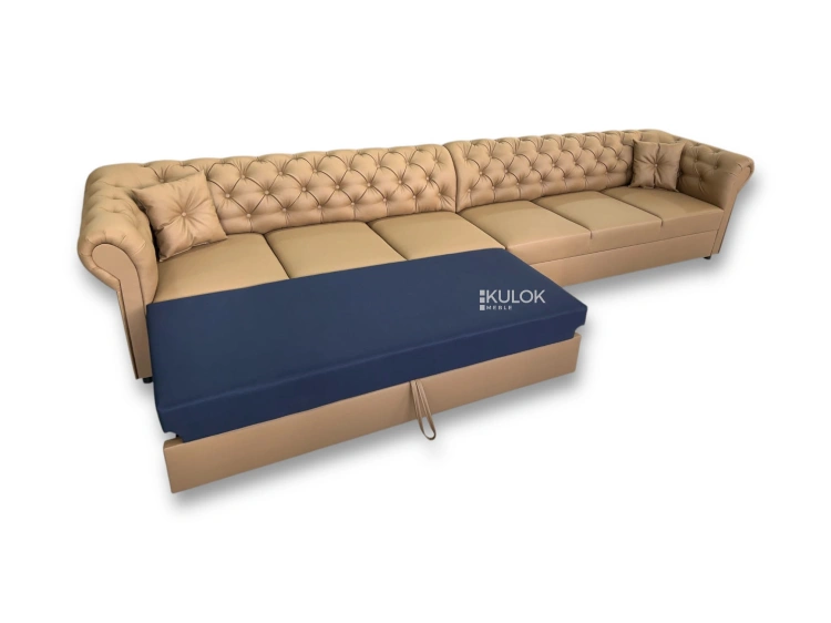 Stylowa sofa z funkcją spania do salonu