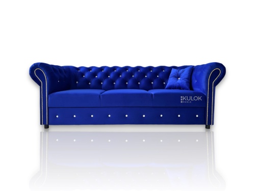 Chesterfield Sofa Glamour Warsaw z funkcją spania