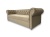 pikowana sofa glamour srebrna listwa
