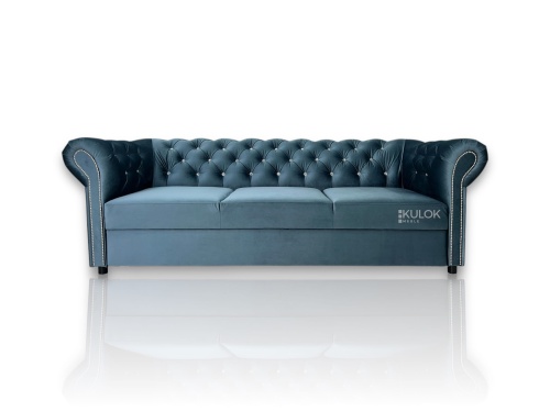 Elegancka sofa z ozdobnymi listwami – Sofa Tokio w stylu glamour