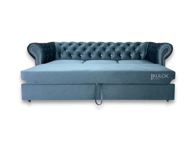 Sofa Chesterfield Tokio 225 cm – Nowoczesna Elegancja w Twoim Salonie