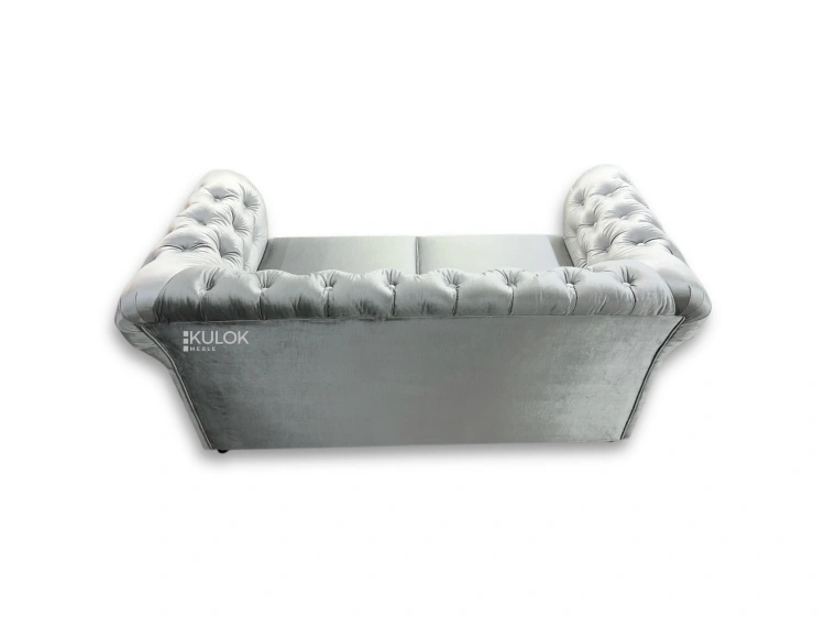 Sofa 2-osobowa Kemer 801 z guziczkami i funkcją spania