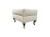 podnóżek Chesterfield Glamour Dream Velvet 202.03 Ecru PREMIUM+