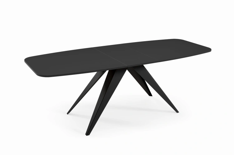 Rozkładany stół Aurora 160–200 cm czarny molet | sklep online www.kulokmeble.pl