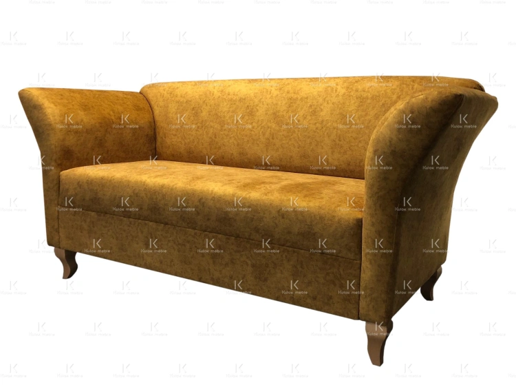 Sofa w imitacji skóry skandynawska Chester na wymiar od producenta mebli tapicerowanych. 170cm kanapa, personalizacja.