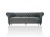 Sofa Chesterfield Monaco 225 cm na wysokich czarnych nogach