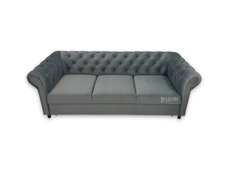 Elegancka sofa 3-osobowa z tkaniną Smart Velvet