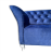 Ergonomiczne boki sofy chester pikowana na wymiar granatowy magic velvet 2216