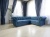 narożnik Belvedere Magic Velvet 2233 jasny kobaltowy z funkcją spania