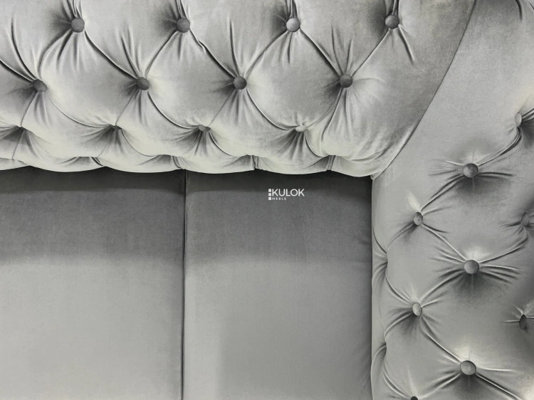 mebel tapicerowany w stylu glamour
