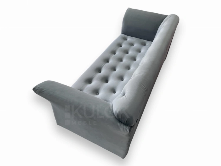 Ekskluzywna Kanapa na Wymiar to pikowana Chester Lux Ludwik z tkaniną Magic Velvet - unikalny design do salonu.